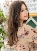 センターパート韓国風巻き小顔無造作ウェーブh4上尾20代30代40代