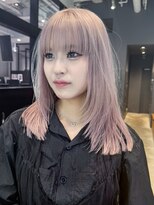 アルバム 池袋(ALBUM) 前髪カットブリーチ顔周りレイヤーウルフレイヤー_ba564421