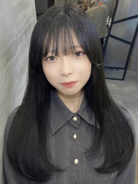 ジーナ 池袋(Zina) グレーブラック/ナチュラルブラック/内巻き/髪質改善/池袋美容院