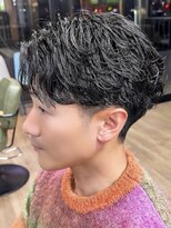 ヨリ サッポロ 札幌大通(yori SAPPORO) ニュアンスパーマ/センターパート/韓国マッシュ/ダークアッシュ