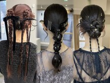人気のヘアセット！ヘアメイク経験豊富なスタイリストが在籍☆結婚式,成人式,卒業式はお任せ下さい！