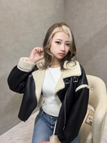 シャルム バイ アローズ 久留米店(CHARM BY AROSE)&nbsp;フェイスフレーミング/顔周りブリーチ/大人/色気