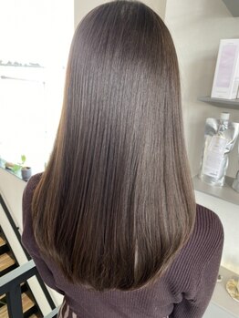 ヘアメイク ミエル(HAIR MAKE miel)の写真/雑誌やSNSでも話題!髪質改善ケア『メテオカラー・バイカルテ』が大人気!感動のツヤ髪をご体験ください