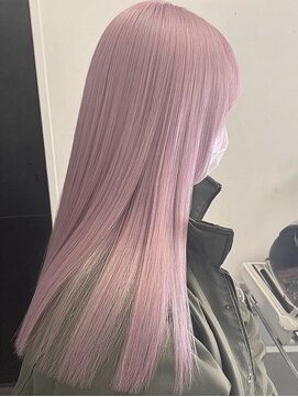 ネハス 名古屋栄店(nehus.) ピンクカラー/ブリーチカラー/ウルフカット/レイヤーカット