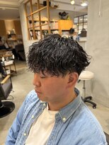 メンズクル(men's quru.) 波巻きパーマ波巻きツイストスパイラルパーマメンズマッシュ勝川