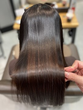 シャルムバイケンジ(Charm.by KENJE) 天使の縮毛矯正銀座髪質改善前髪ピンクベージュアンブレラカラー