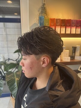 アッシュ 久が原店(Ash) フェザーパーマで時短セット！