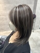 ルイス(L'wis)&nbsp;他店舗カラー直し＋コントラストハイライトカラー♪朝長