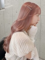 エヌアイ オモテサンドウ(ni omotesando)&nbsp;韓国ヘア◇色素薄めハイトーンカラー顔周りレイヤーカット