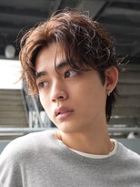 バイフィフス 原宿/表参道(by fifth)&nbsp;原宿毛流れセンターパートルーズパーマシャドウパーマ刈り上げ