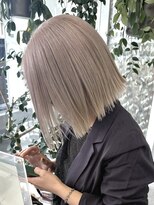 ワク 西尾店(waku) ミルクティーベージュダブルカラーケアブリーチインナーカラー