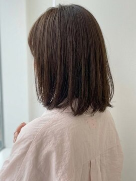 フレイムス 那覇新都心店(Frames) 大人ミディボブ20代30代40代◎前髪あり切りっぱなしボブ那覇
