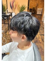 ジーワンヘアー(G1 HAIR) 【ハイライト】 ディープブルー×パープル