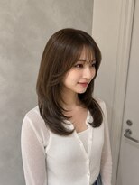 ネオリーブリノア 北千住東口店(Neolive Linoa)&nbsp;ミディアムレイヤー×アッシュカラー［カット/カラー/北千住］