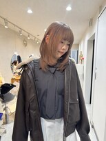 モト 船橋(moto)&nbsp;ピンクベージュ×韓国風レイヤーミディアム