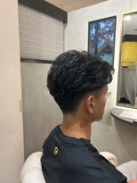 スターアンドプラネッツ あべのフープ店(STAR&PLANETS)&nbsp;アクティブショート×オールバックパーマ