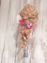 【AnFyeforprco】結婚式やイベントに♪編み下ろしヘアアレンジ♪