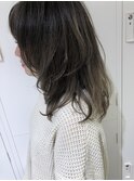 ウルフカット グラデーションカラー