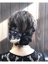ヘアールームキュー(HAIR ROOM quu+)&nbsp;肩上ボブでもできるパーティヘア☆