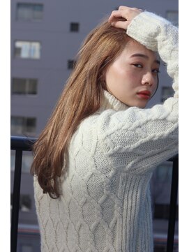 クシュ 所沢東口店(kusyu...) カーキグレージュマッシュショートボブフェザーバング(所沢420)