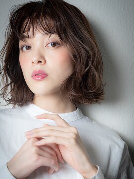 カバーヘアアンドスパ ブリス 浦和(COVER HAIR&SPA bliss) ミルクティーアッシュ地毛風カラーくびれヘアy浦和20代30代40代