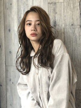 セシルヘアー(CECIL hair) ロングレイヤー TOKIOトリートメント マロンベージュ 下北沢