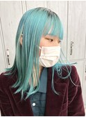 ☆☆ミズイロ ミント の半端丈ロブ☆☆町田/町田駅/韓国