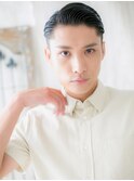 ≪mod's men≫ビジネスに！七三オールバック×ツーブロックd