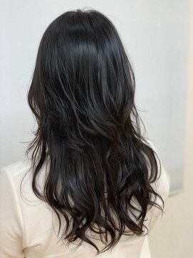 クオリス 上福岡店(QUALIS) 大人可愛い/ロング/楽デジパーマ/デジタルパーマ/無造作/黒髪