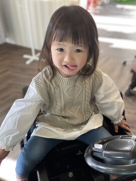 ピースキッズ(Peace Kids) パッツンセミロング