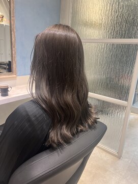 アソビ 表参道(ASOBI) ブリーチなしダブルカラー　アッシュベージュ