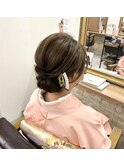 綺麗めアップヘア
