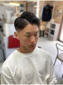 ツーブロ風七三スタイル<理容室>/メンズ/バーバー/メンズサロン