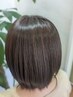 デザインカット+髪質改善シルキーオーガニックカラー　￥16500→【￥15400】