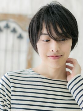 モッズヘアメン 札幌月寒店(mod's hair men) 好感度◎オーガニックカラーラフサイドパートショートm札幌月寒