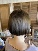 ボブ×グレーグリーン