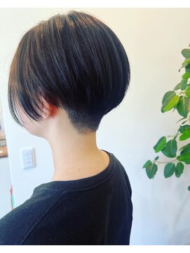 トモニ(tomoni) ツーブロックショート