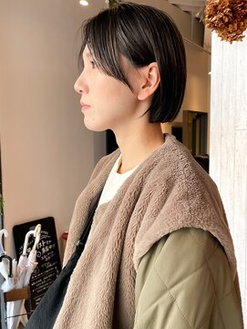 ニコリ(nicoli) 【nicoli】ぱっつんボブ/出口