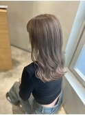1ブリーチでやりやすいグレージュヘア