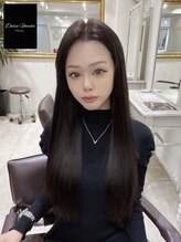 ネクストディバイス 梅田店(NEXT DEVICE) レミー人毛シールエクステ×カラー×カット