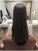 艶カラー×髪質再生トリートメント