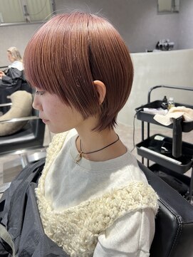 クプラ(Qpula) 【qpula 城慎太郎】ハイトーンピンクベージュ＋マッシュショート