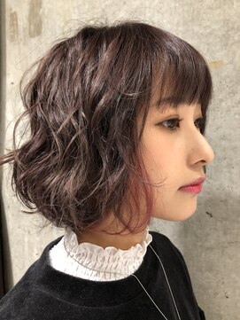 アヴァンスクロス あべのルシアス店(AVANCE.CROSS) ラベンダーベージュ×イヤリングカラー