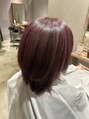 テラス 寝屋川(Terrace)&nbsp;髪質改善オッジィオットピンクバイオレッドカラー
