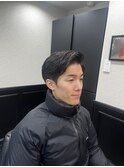 七三 ショート メンズ ニュアンスパーマ 理容室 田町 床屋