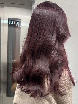 キラ 渋谷(KILLA) ブリーチなしダブルカラー◆ピンクラベンダー