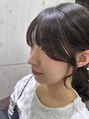 ヘアーアンドスパ レーネ(hair&spa Lene)&nbsp;顔周りに流れるサイドバング