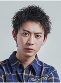 スパイキーショート/メンズパーマ/メンズカット/学割U24/渋谷