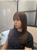 ショコラブラウン＆レイヤースタイル