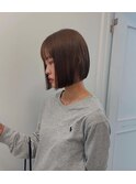 ボブカット／ボブスタイル／切りっぱなしボブ／ぱっつんボブ